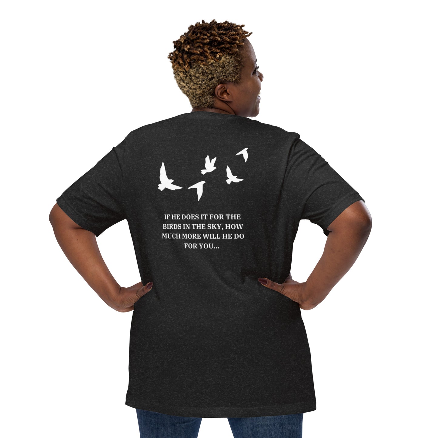 PEACE Unisex t-shirt (MATTHEW 6:25-34)