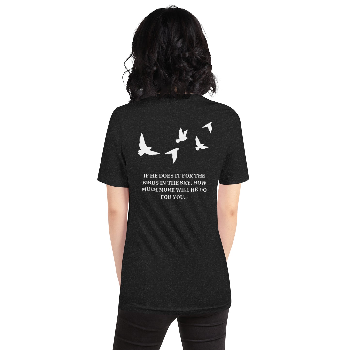 PEACE Unisex t-shirt (MATTHEW 6:25-34)