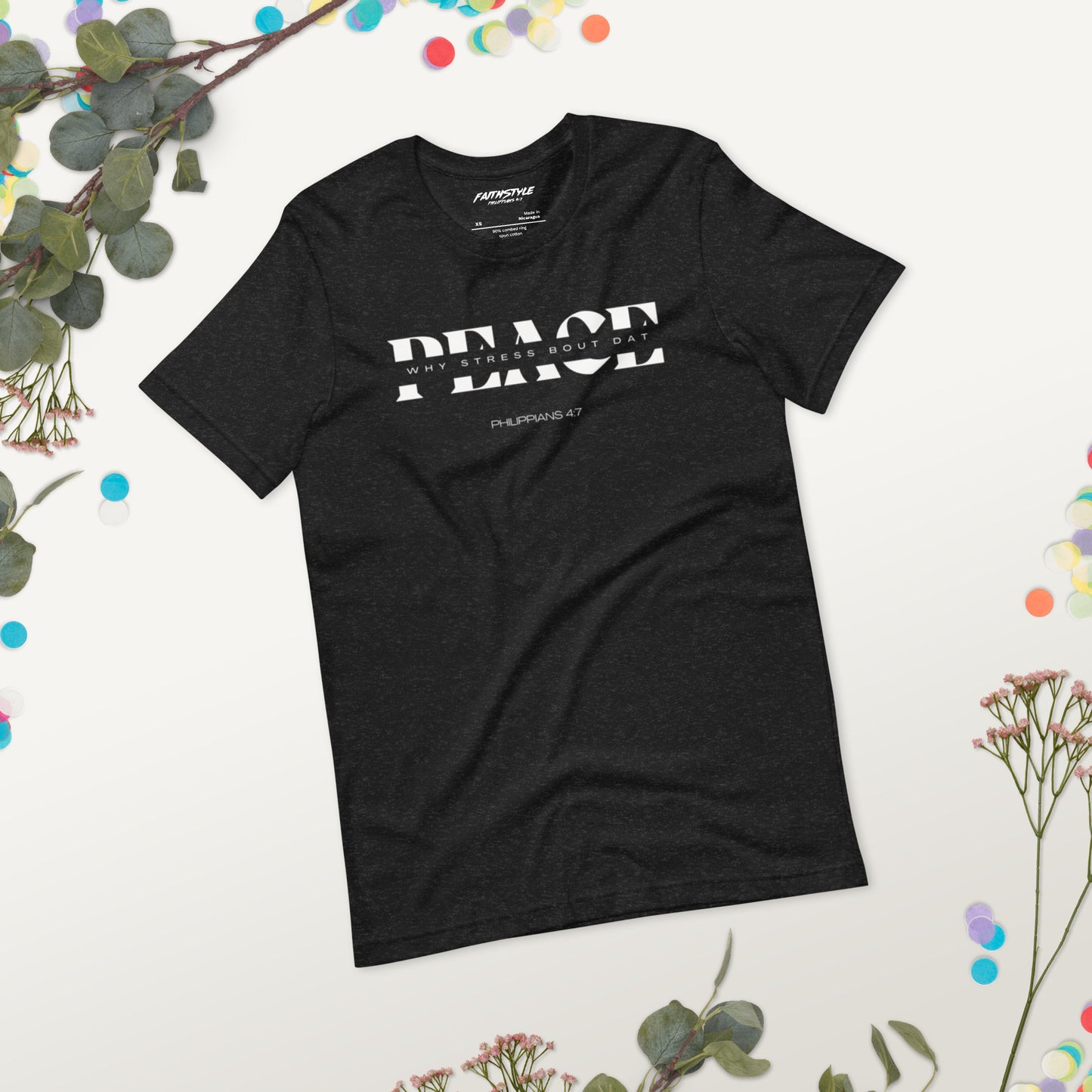 PEACE Unisex t-shirt(PHILIPPIANS 4:7)