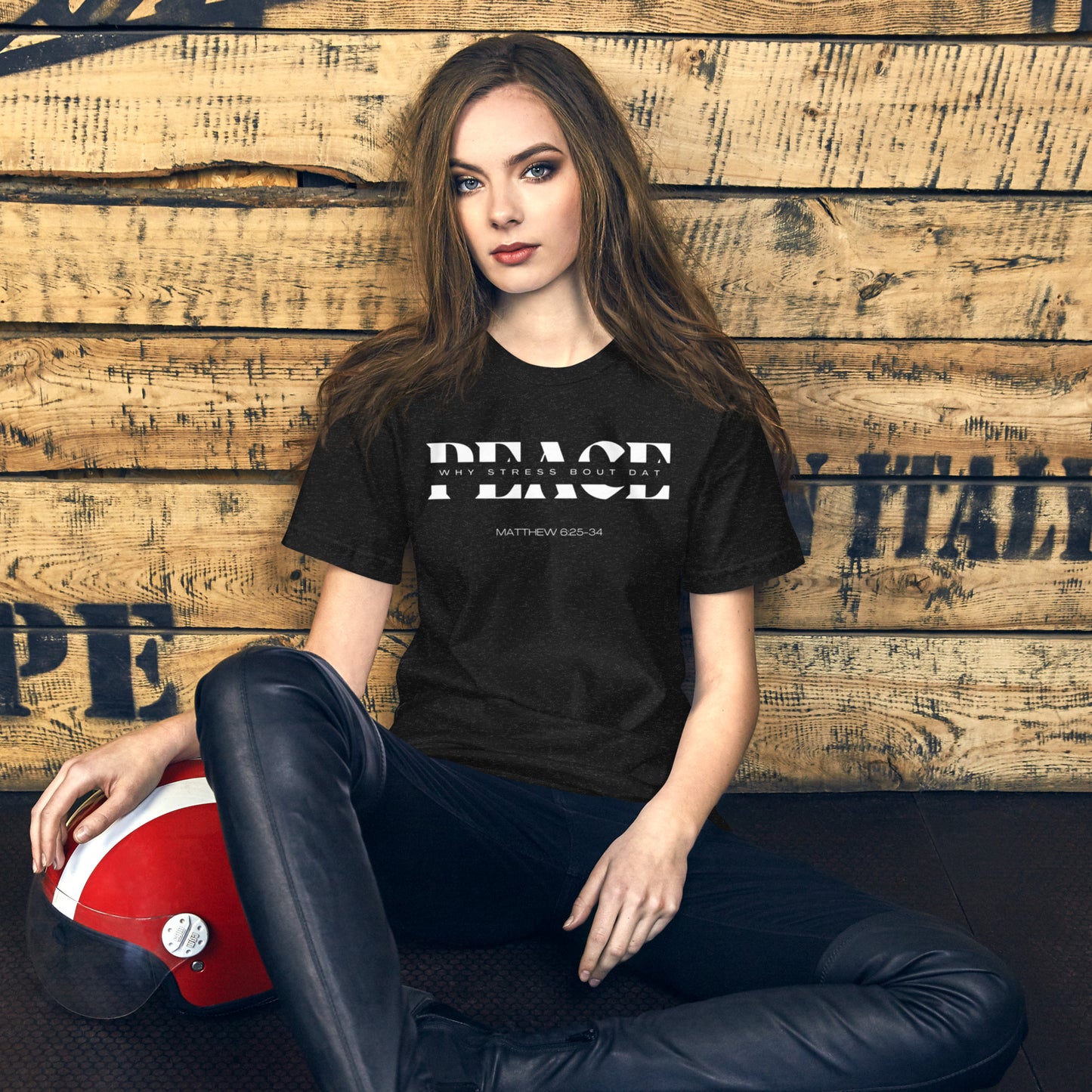 PEACE Unisex t-shirt (MATTHEW 6:25-34)