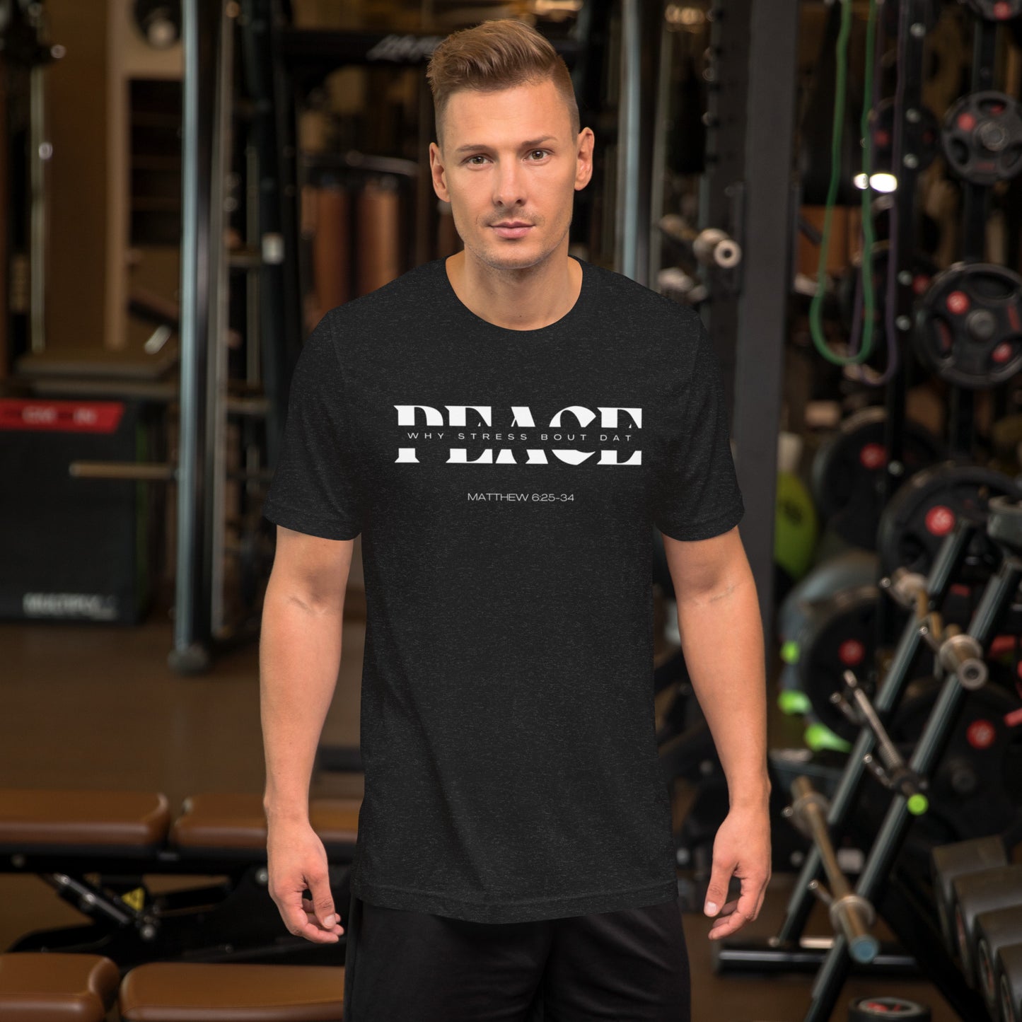 PEACE Unisex t-shirt (MATTHEW 6:25-34)