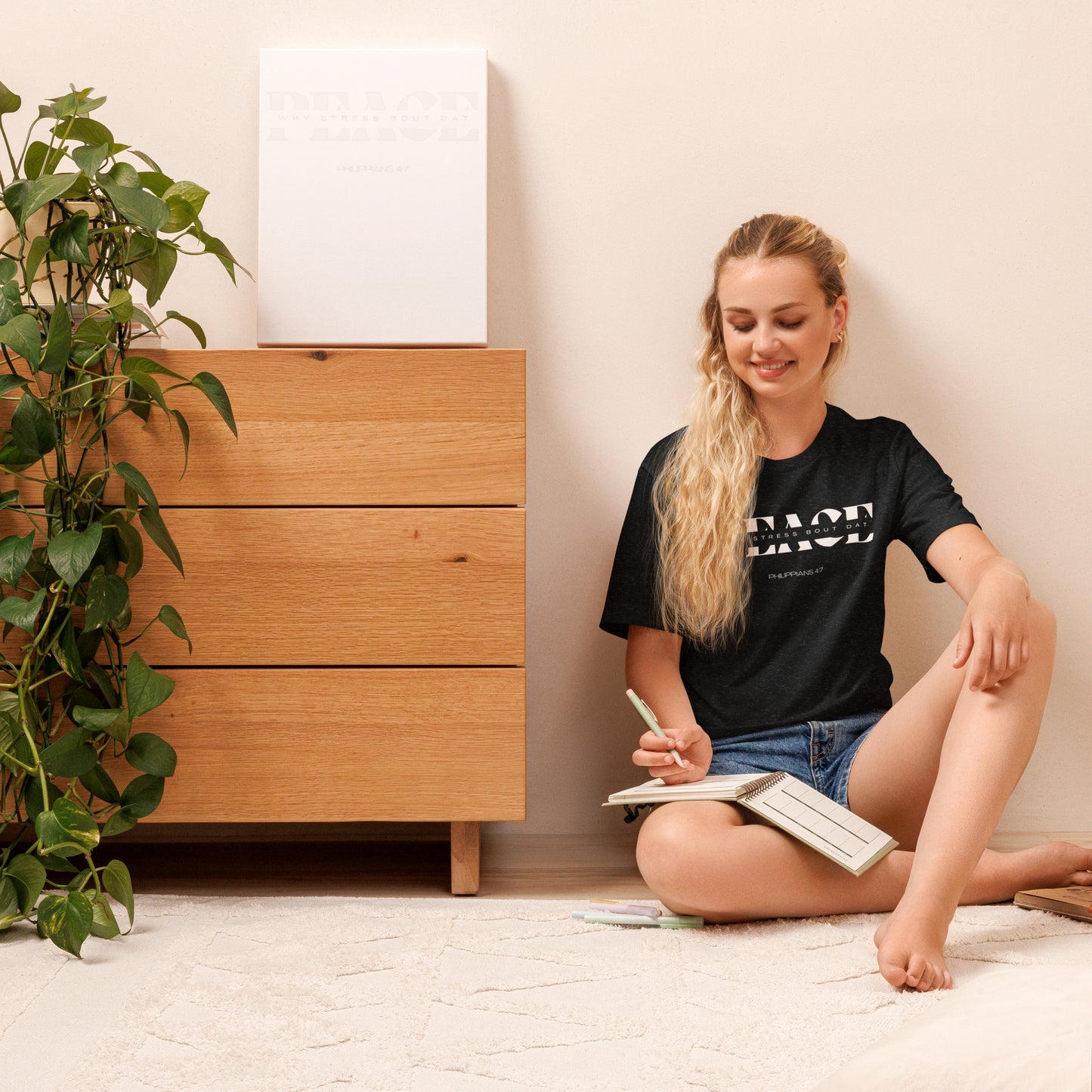 PEACE Unisex t-shirt(PHILIPPIANS 4:7)