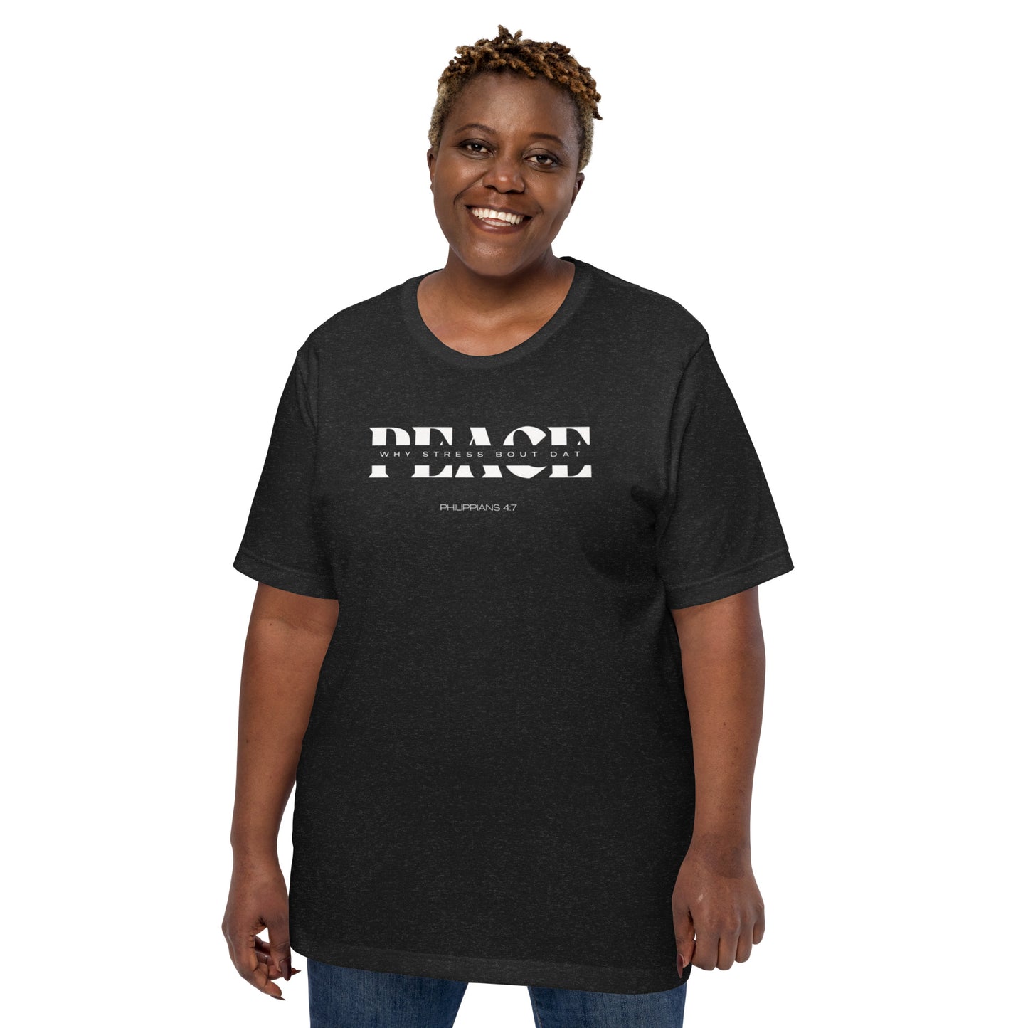 PEACE Unisex t-shirt(PHILIPPIANS 4:7)