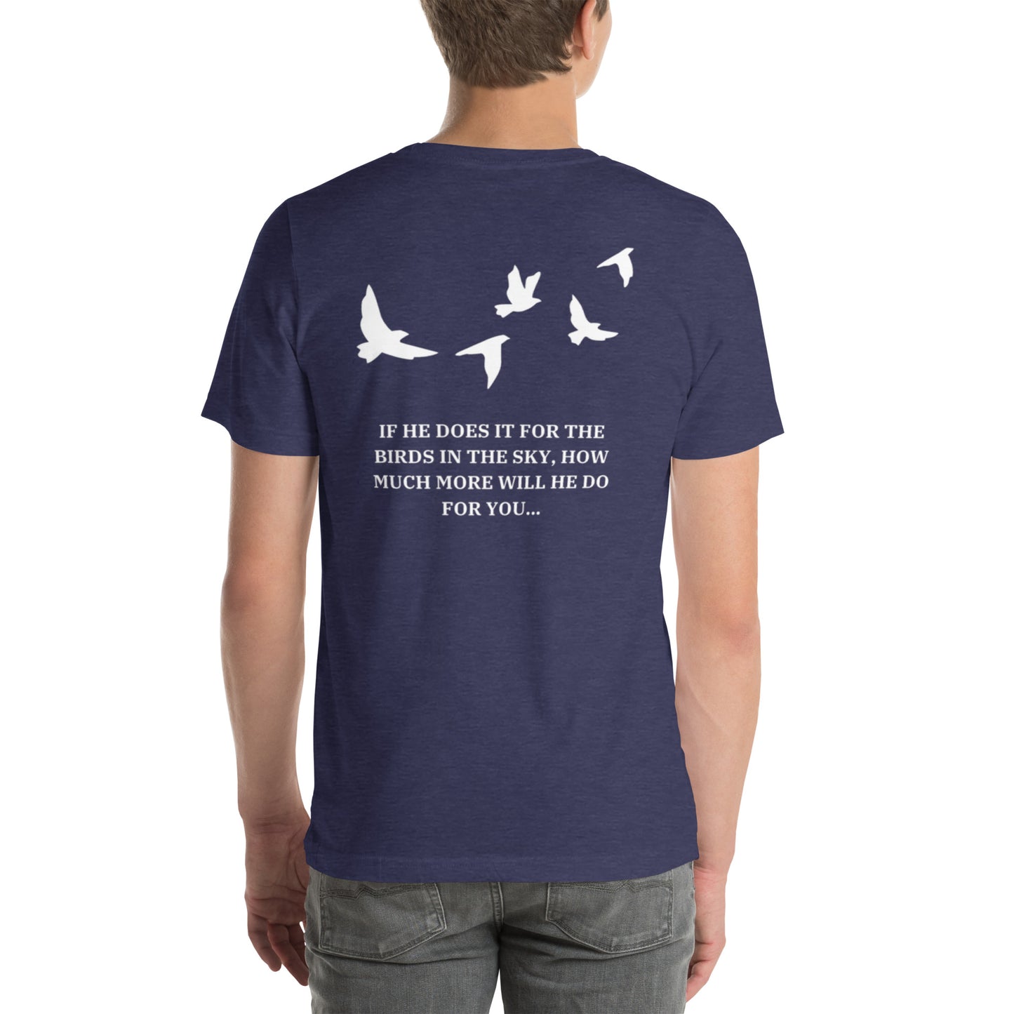 PEACE Unisex t-shirt (MATTHEW 6:25-34)