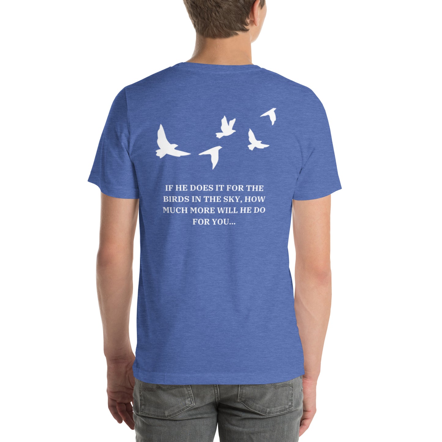 PEACE Unisex t-shirt (MATTHEW 6:25-34)