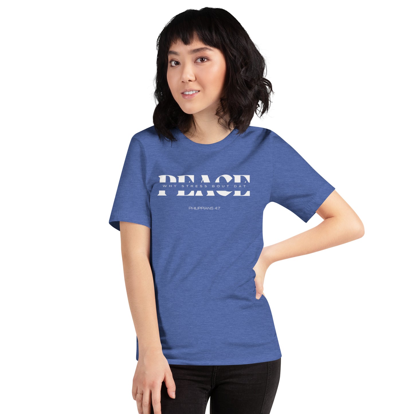 PEACE Unisex t-shirt(PHILIPPIANS 4:7)