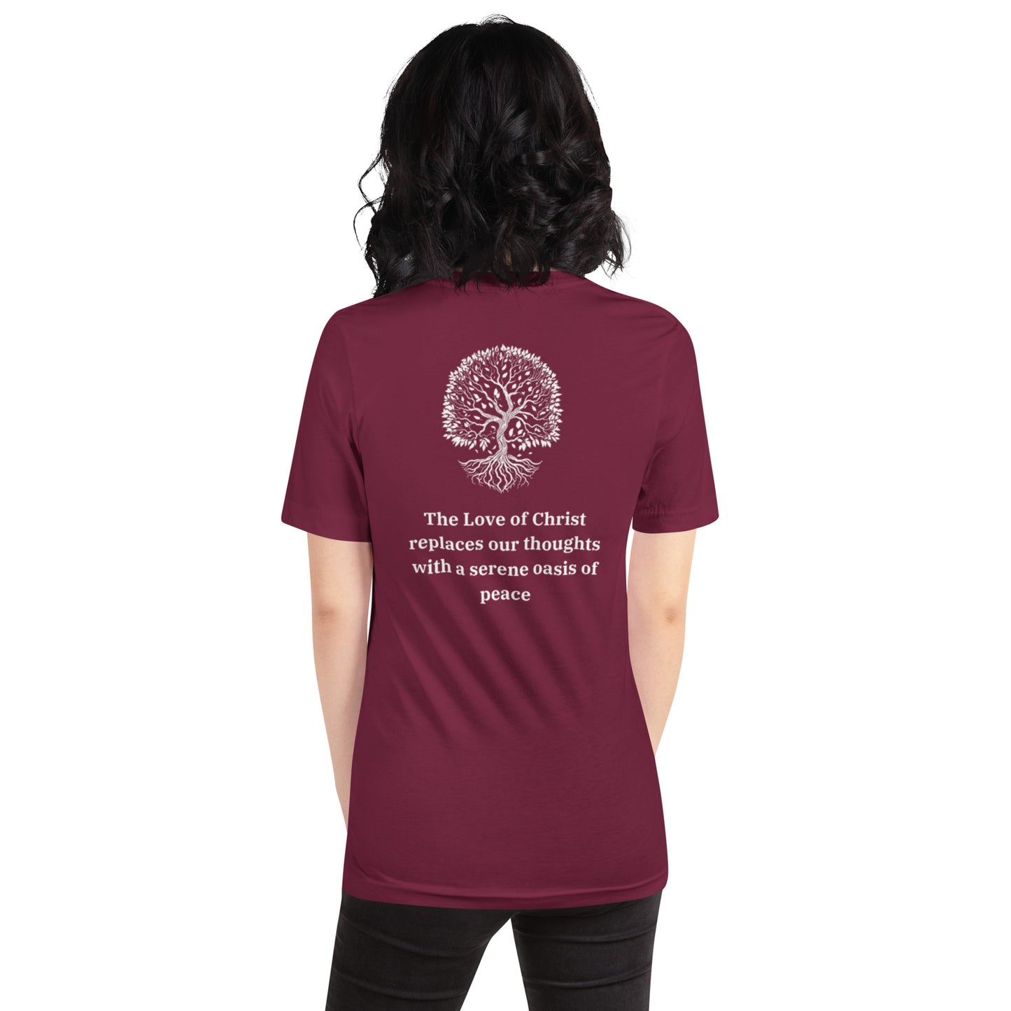 PEACE Unisex t-shirt(PHILIPPIANS 4:7)