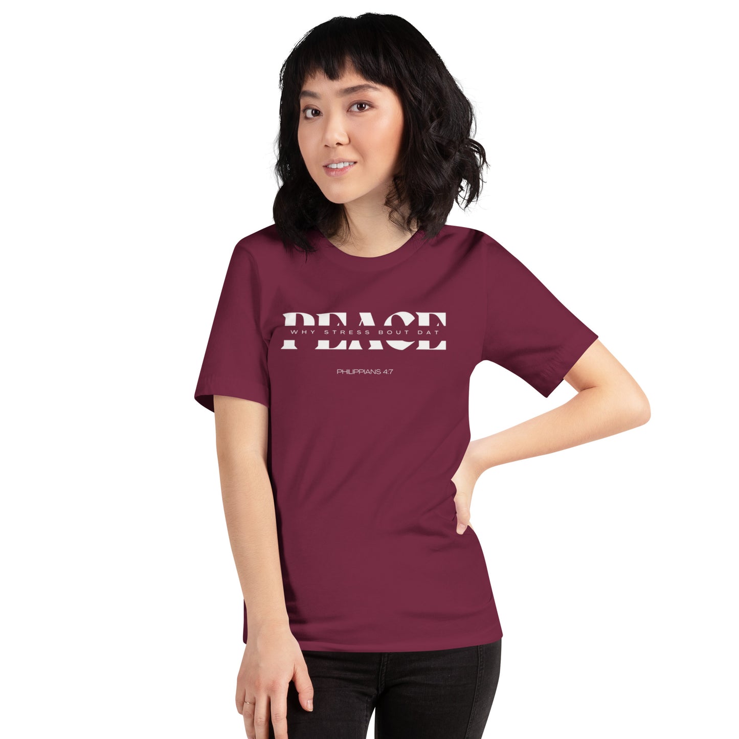 PEACE Unisex t-shirt(PHILIPPIANS 4:7)