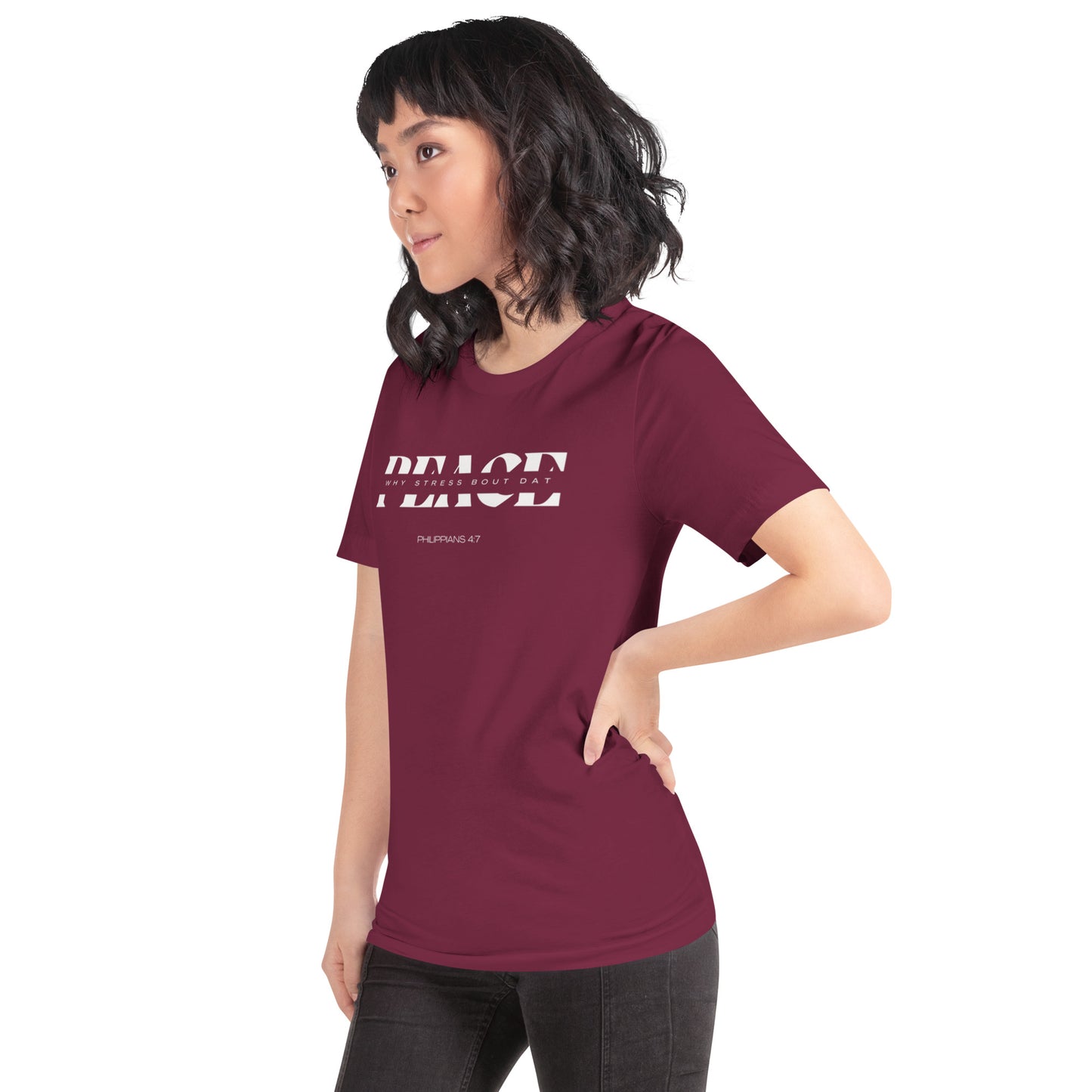 PEACE Unisex t-shirt(PHILIPPIANS 4:7)