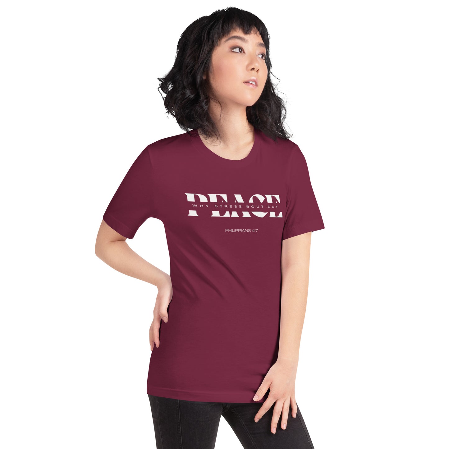 PEACE Unisex t-shirt(PHILIPPIANS 4:7)