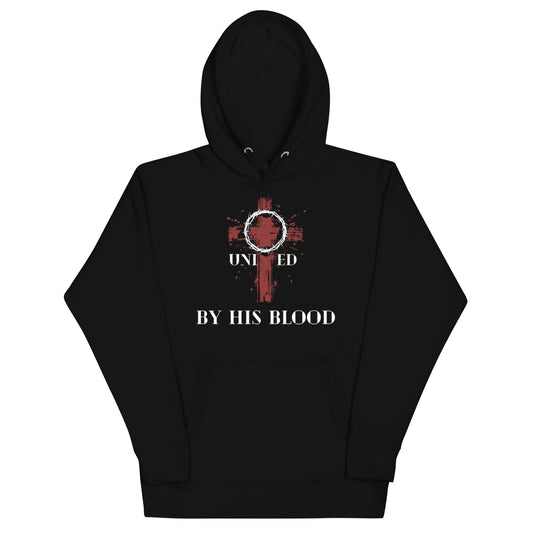 Unisex Hoodie- United by blood (Cotton Heritage)