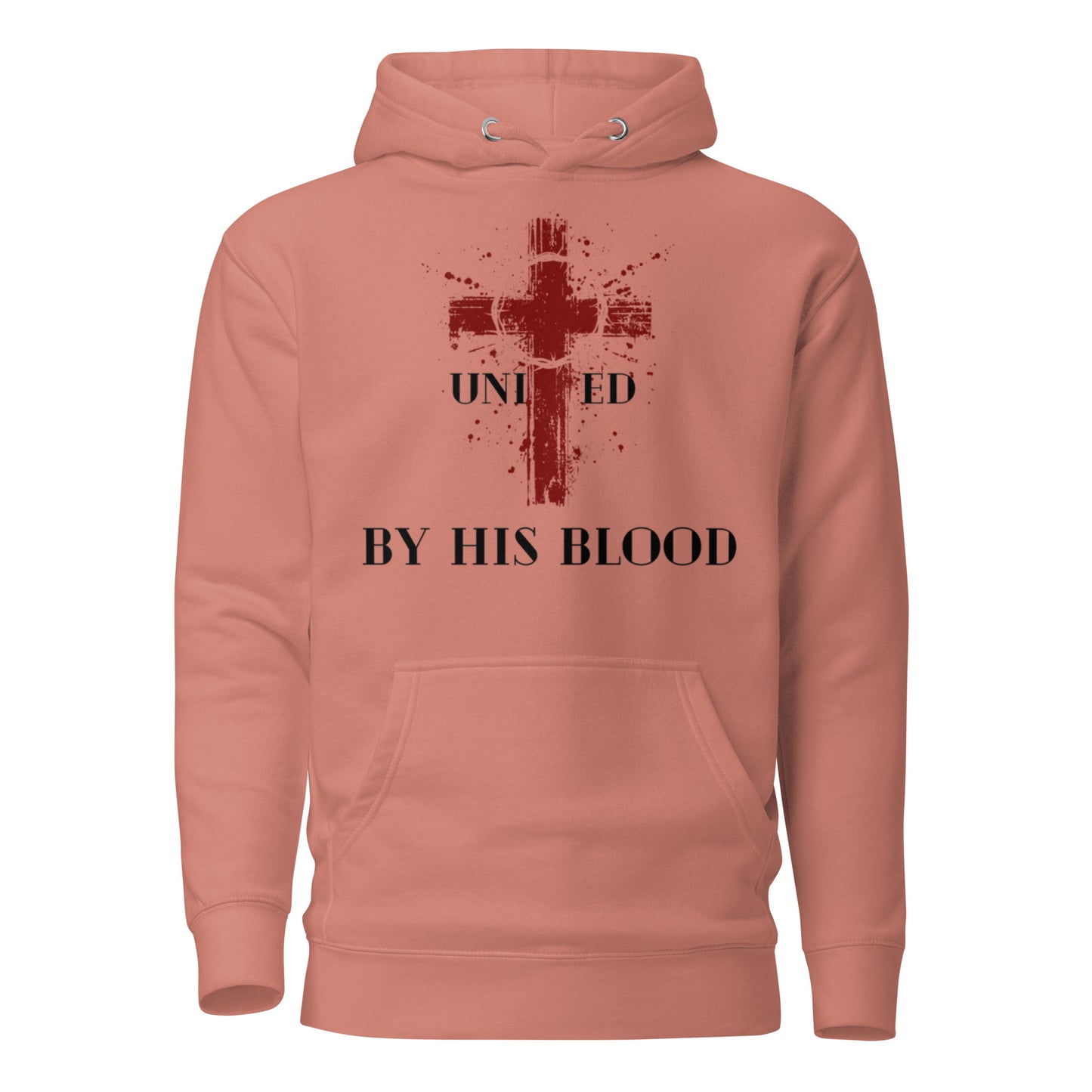 Unisex Hoodie- Untied By Blood (Cotton Heritage)