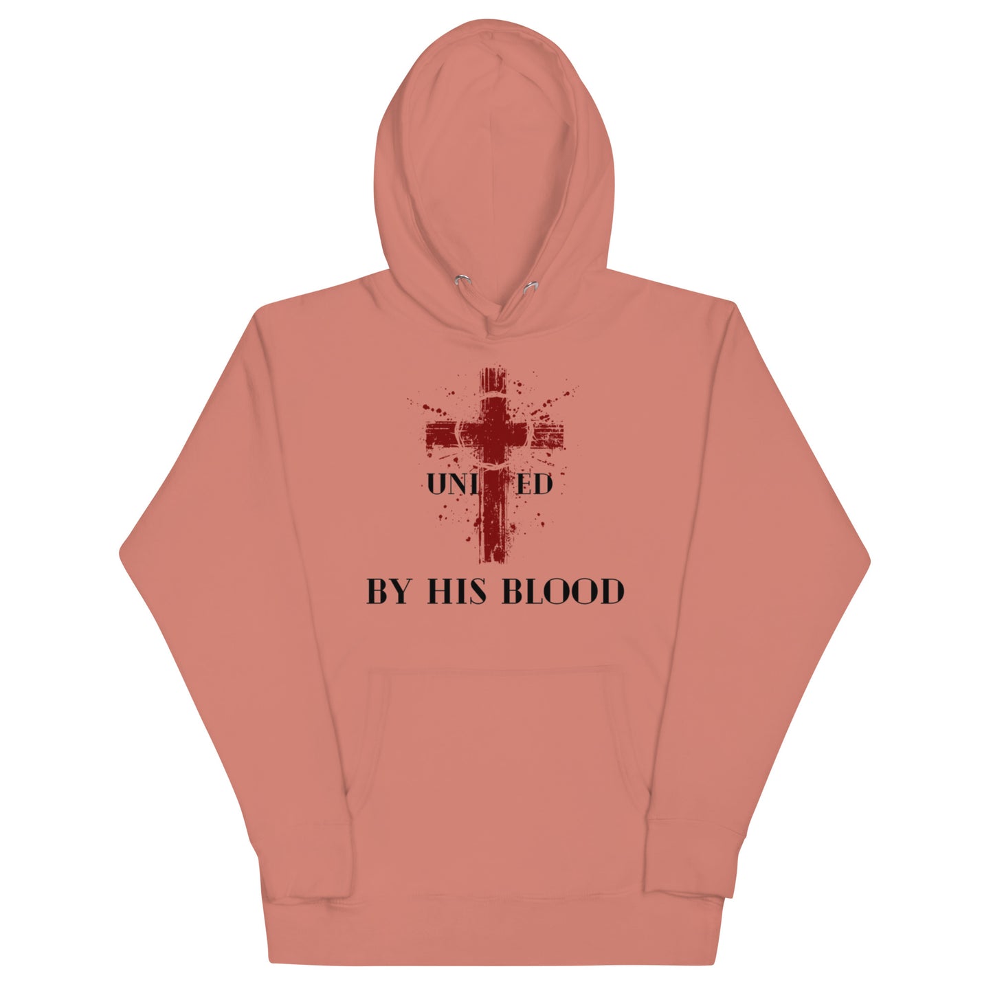 Unisex Hoodie- Untied By Blood (Cotton Heritage)