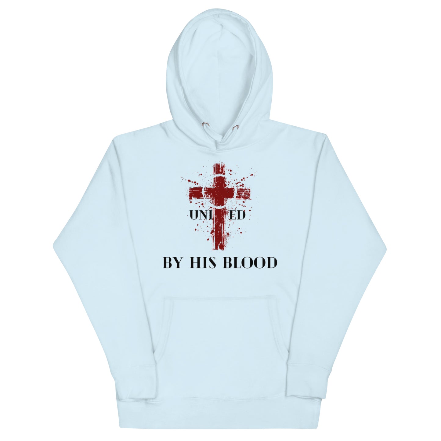 Unisex Hoodie- Untied By Blood (Cotton Heritage)