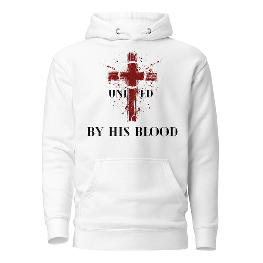 Unisex Hoodie- Untied By Blood (Cotton Heritage)