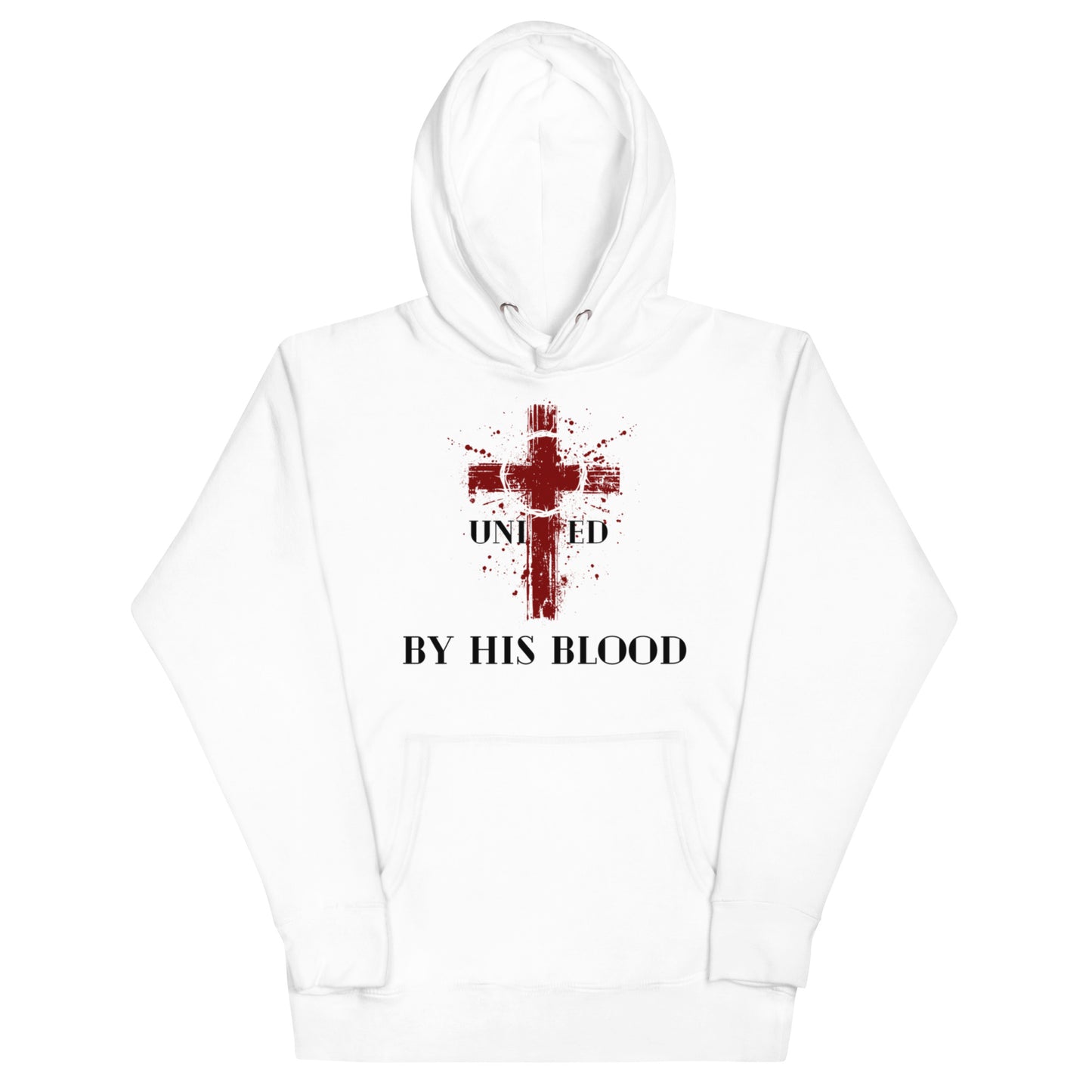 Unisex Hoodie- Untied By Blood (Cotton Heritage)