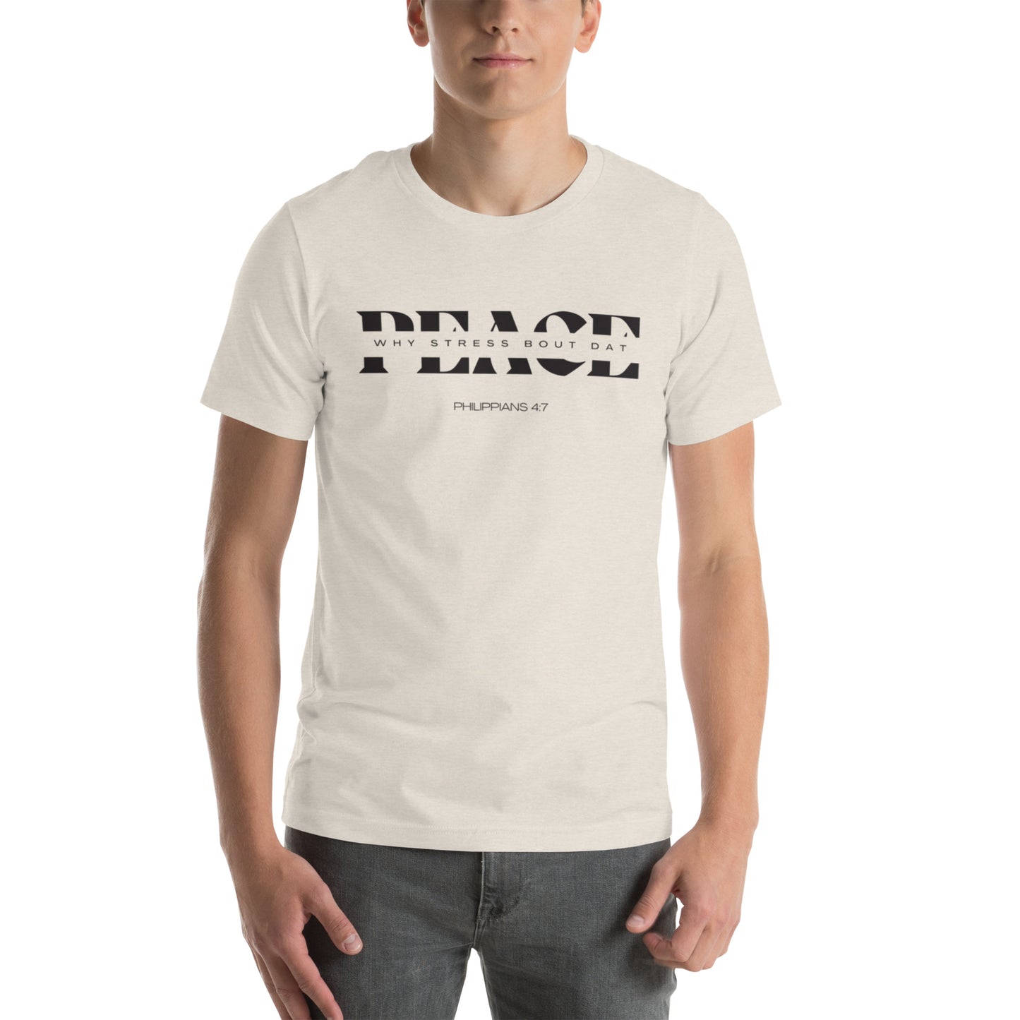 Unisex PEACE t-shirt (Philippians 4:7)