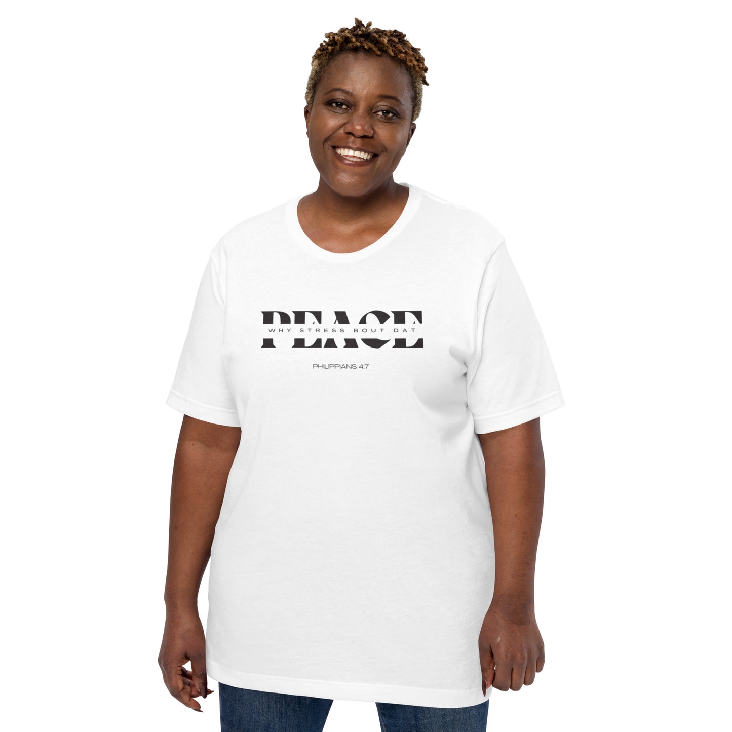 Unisex PEACE t-shirt (Philippians 4:7)