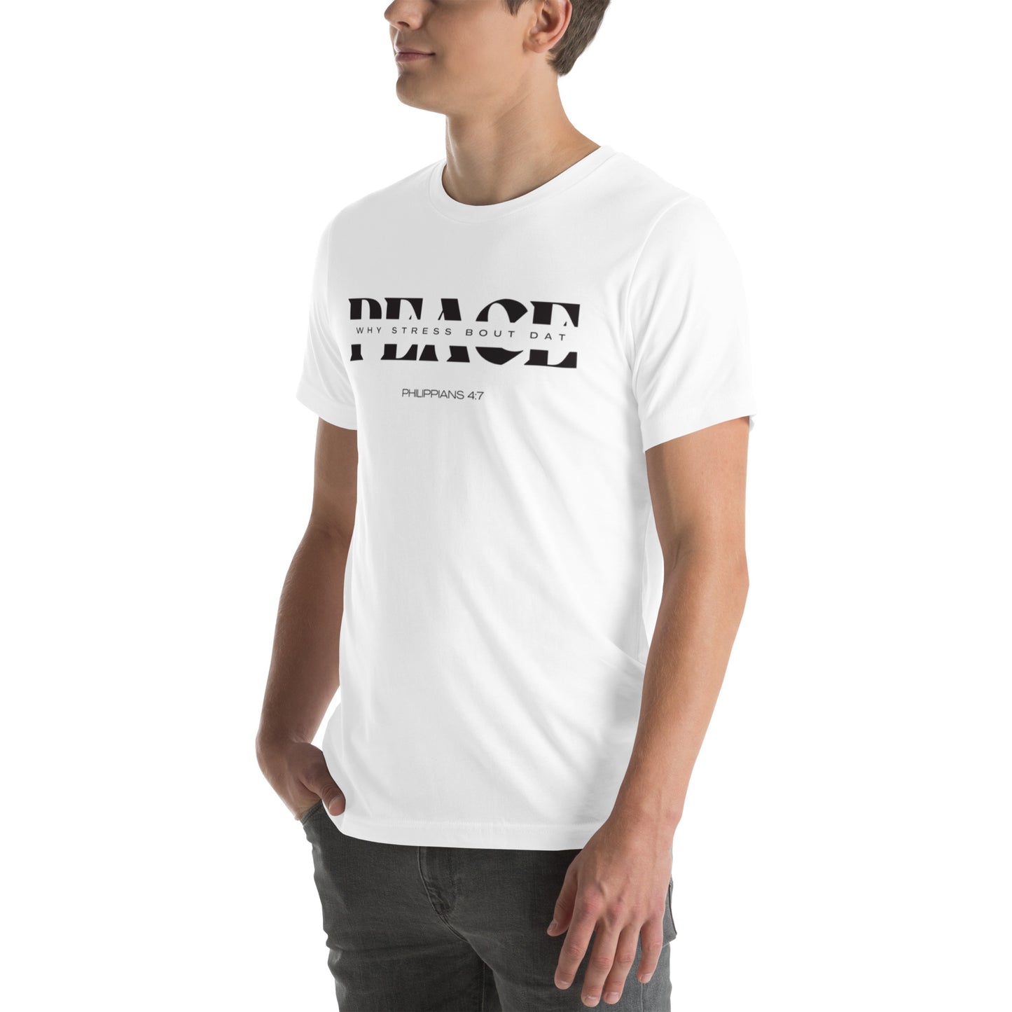 Unisex PEACE t-shirt (Philippians 4:7)